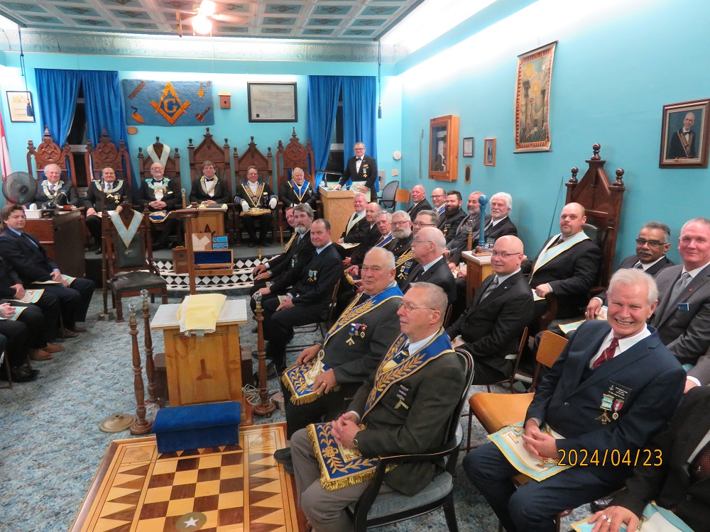 Bruce Lodge Tiverton DDGM Visitation April 23 2024 5