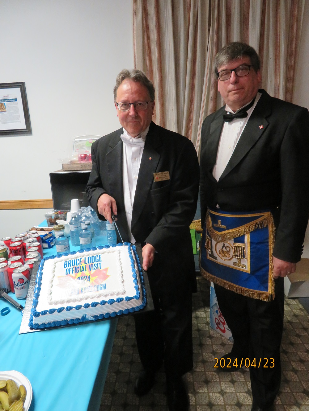 Bruce Lodge Tiverton DDGM Visitation April 23 2024 8