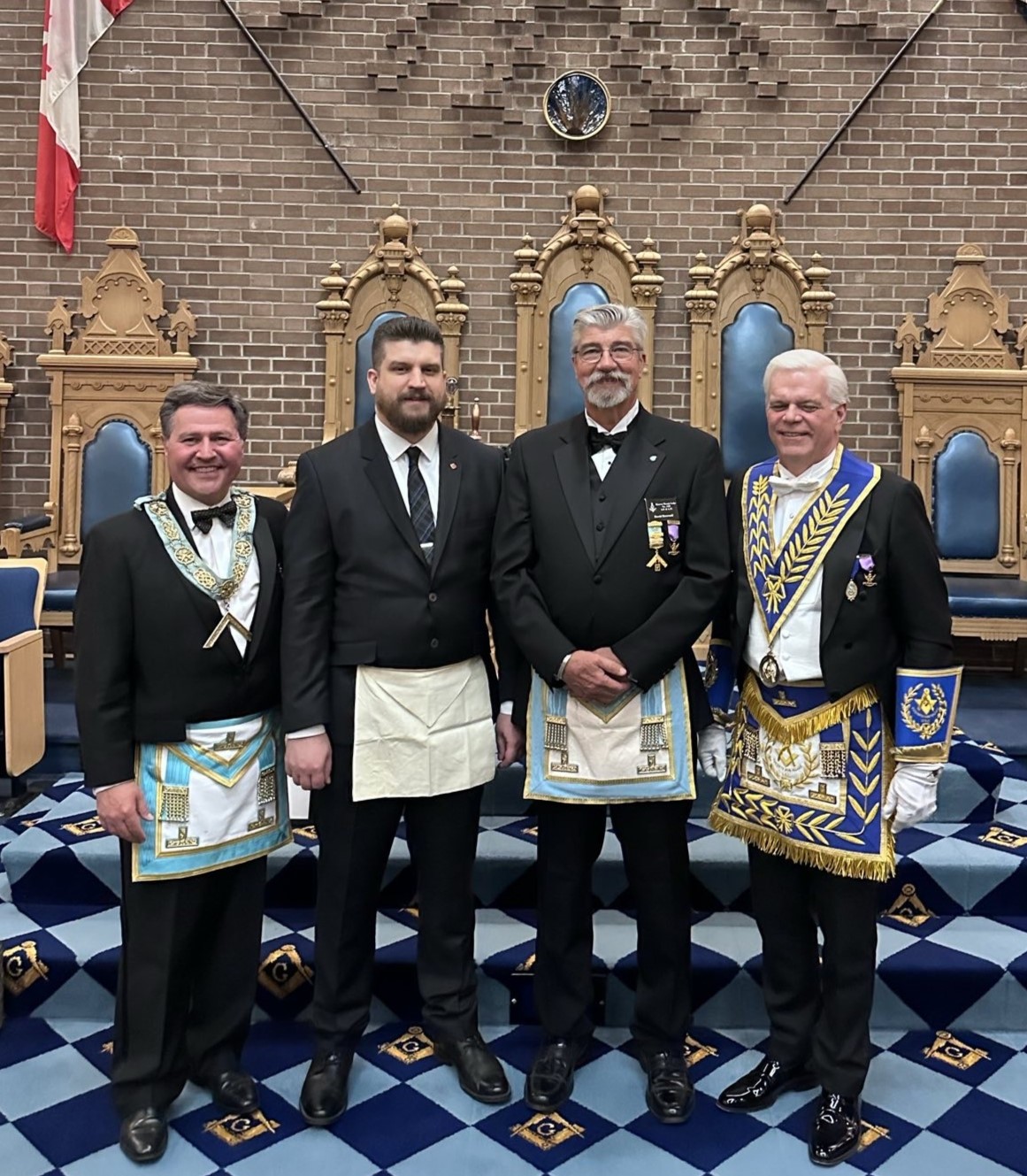 Initiation of W. Bro. Brownells Son 