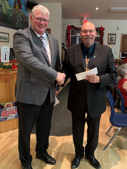 Maple Leaf Lodge Donation to District Charity